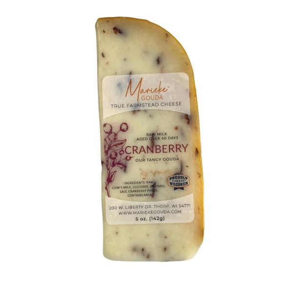 MARIEKE: Gouda Cranberry Wedge, 5 oz