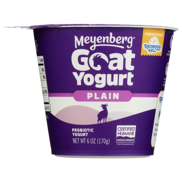 MEYENBERG: Goat Milk Plain Yogurt, 6 oz