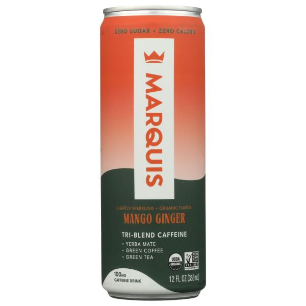 MARQUIS: Mango Ginger Energy Drink, 12 oz