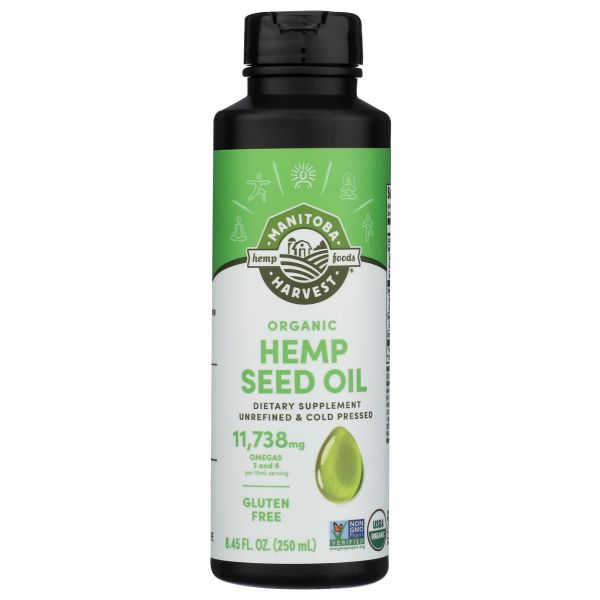 MANITOBA HARVEST: Hemp Seed Oil Organic, 8.4 oz