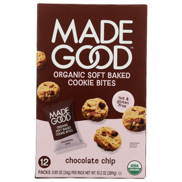 MADEGOOD: Chocolate Chip Soft Baked Mini Cookies, 10.2 oz