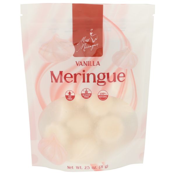 MISS MERINGUE: Vanilla Cookies, 2.5 oz
