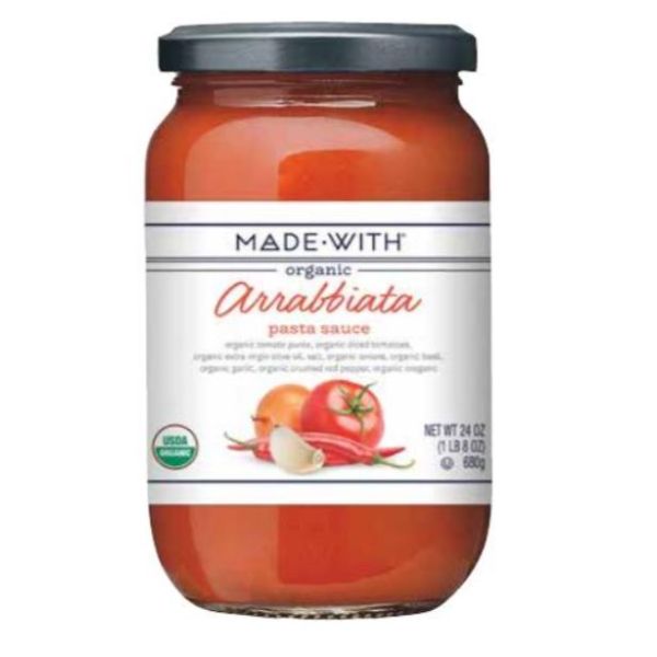 MADE WITH: Organic Arrabbiata Pasta Sauce, 24 oz