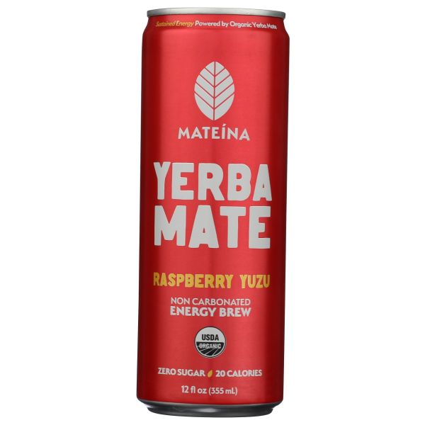 MATEINA: Raspberry Yuzu Energy Brew, 12 fo