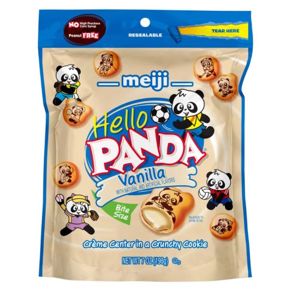 MEIJI: Hello Panda Vanilla Cookies, 7 oz