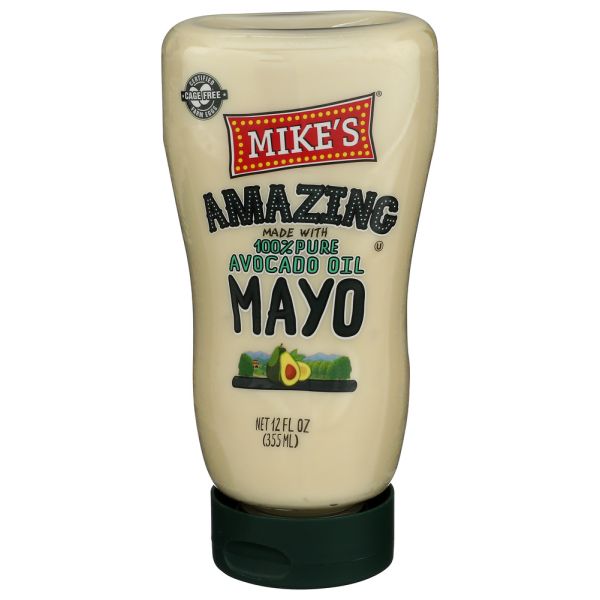 MIKES AMAZING: 100 Percent Pure Avocado Oil Mayo, 12 oz