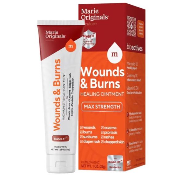 MARIE ORIGINALS: Wounds and Burns Ointment Max Strength, 1 oz