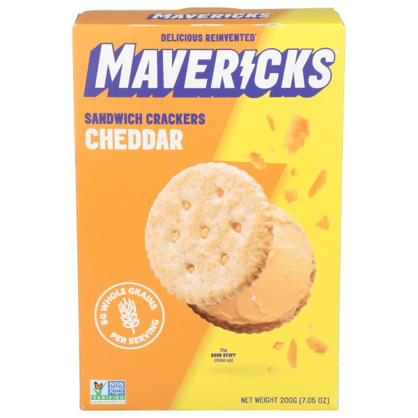 MAVERICKS: Cheddar Sandwich Crackers, 7 oz