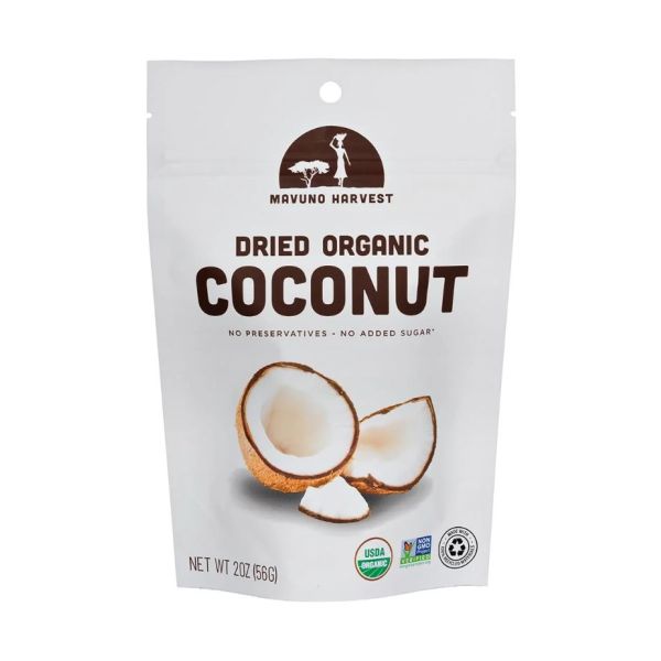 MAVUNO HARVEST: Organic Dried Coconut, 6 oz