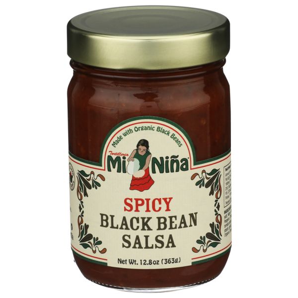 MI NINA: Spicy Black Bean Salsa, 12.8 oz
