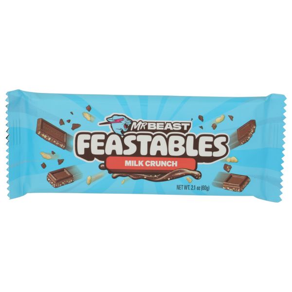 FEASTABLES: Milk Crunch Bar, 60 gm
