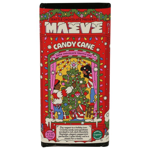 MAEVE: Truffle Candy Cane Bar, 2.5 oz