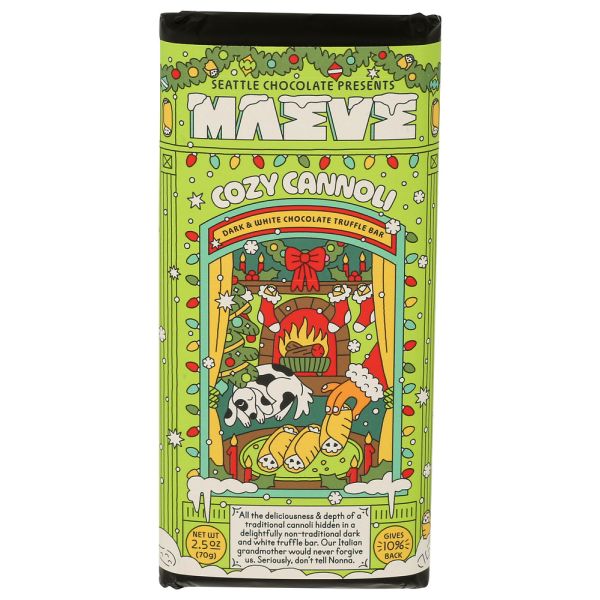 MAEVE: Cozy Cannoli Truffle Bar, 2.5 oz