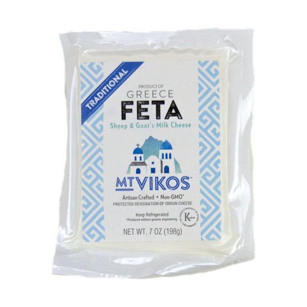 MT VIKOS: Traditional Feta Cheese, 7 oz