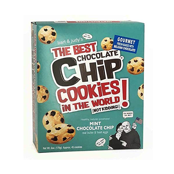 THE BEST CHOC CHIP COOKIE: Mint Chocolate Chip Cookie, 6 oz