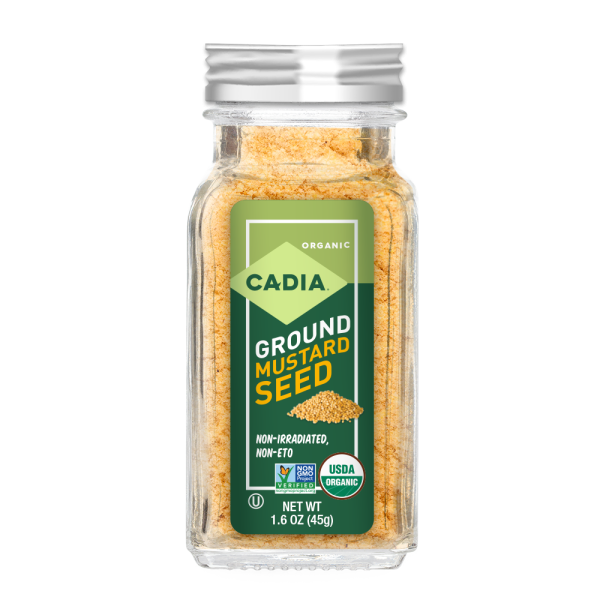 CADIA: Organic Ground Mustard Seed, 1.6 oz