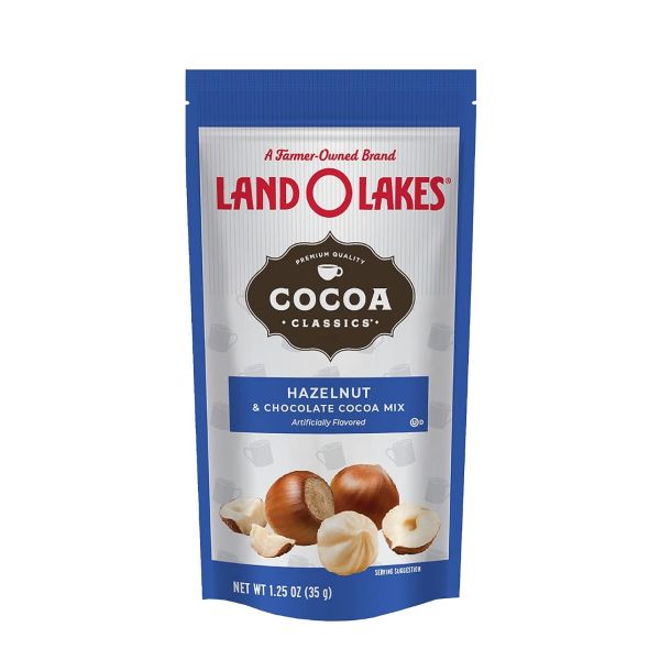 LAND O LAKES: Hazelnut and Chocolate Cocoa Mix, 1.25 oz