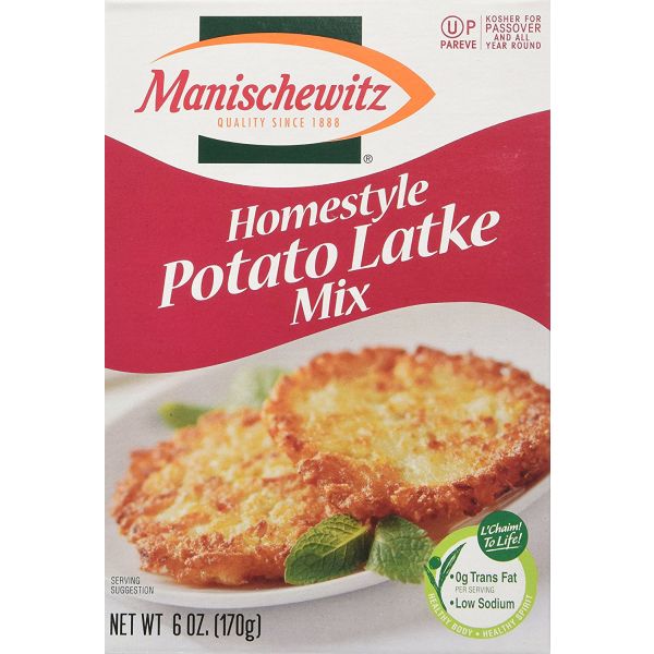 MANISCHEWITZ:  Homestyle Potato Latke Mix, 6 oz