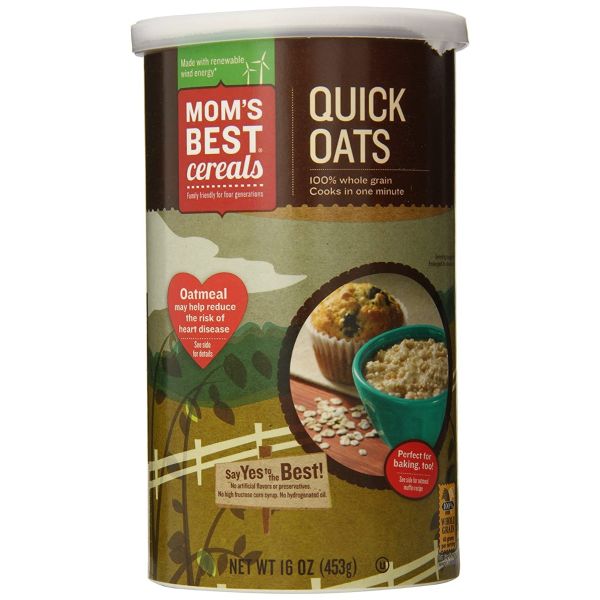 MOMS BEST: Whole Grain Quick Oats, 16 oz