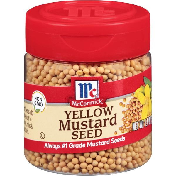 MC CORMICK: Yellow Mustard Seed, 1.4 oz