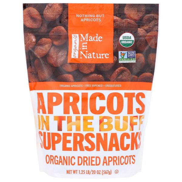 MADE IN NATURE: Organic Dried Apricots, 20 oz
