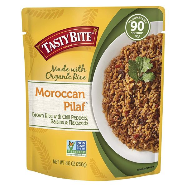 TASTY BITE: Moroccan Pilaf Whole Grain Rice, 8.8 oz