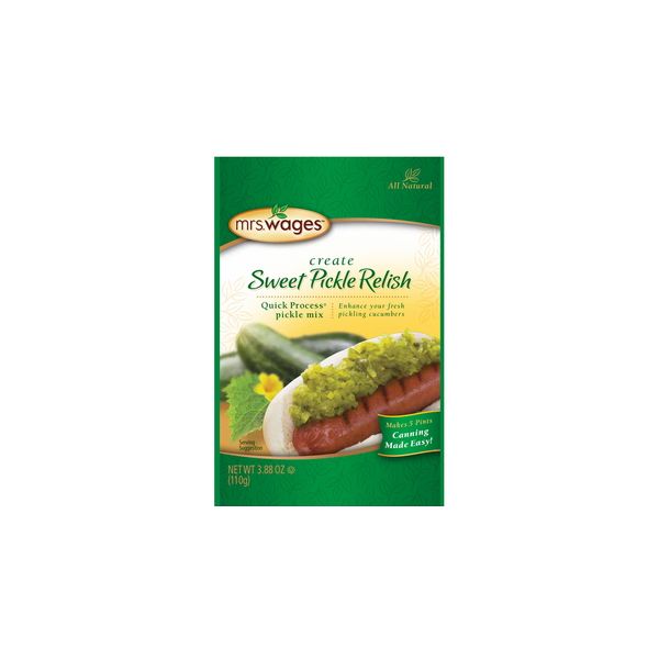 MRS WAGES: Sweet Pickle Relish Mix, 3.88 oz