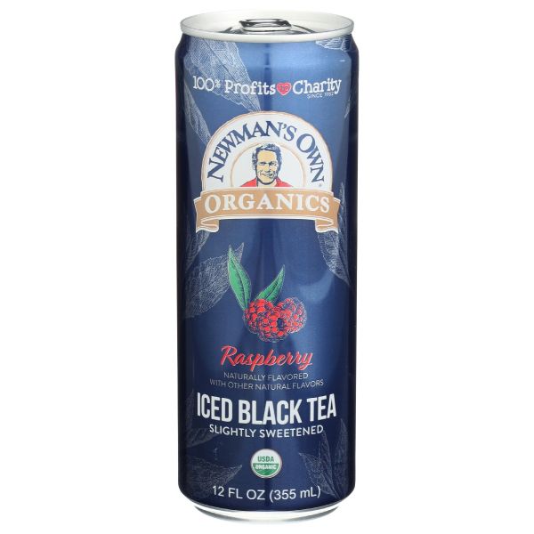 NEWMANS OWN ORGANICS: Raspberry Iced Black Tea, 12 fo