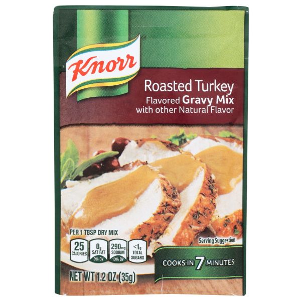 KNORR: Roasted Turkey Flavored Gravy Mix, 1.2 oz