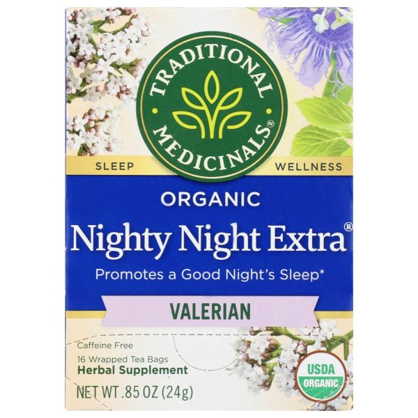 TRADITIONAL MEDICINALS: Nighty Night Extra Tea, 16 bg