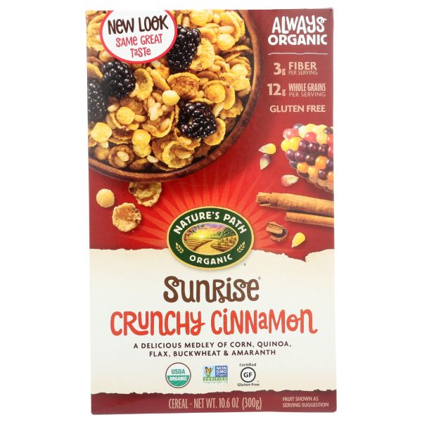 NATURES PATH: Sunrise Crunchy Cinnamon Cereal, 10.6 oz