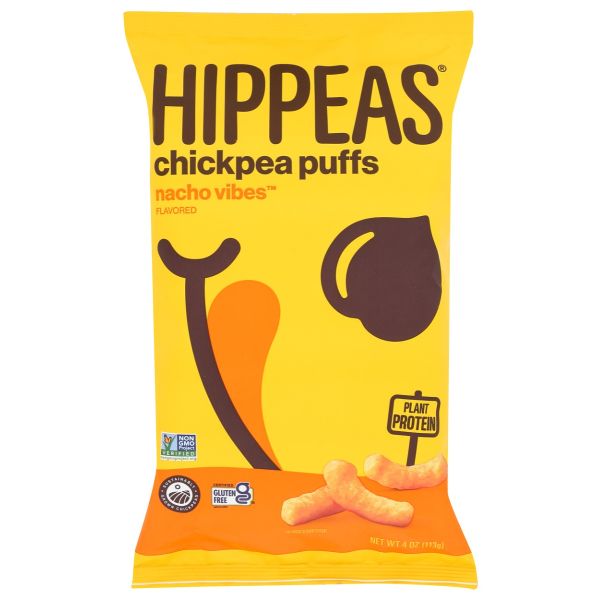HIPPEAS: Chickpea Puffs Nacho Vibes, 4 oz