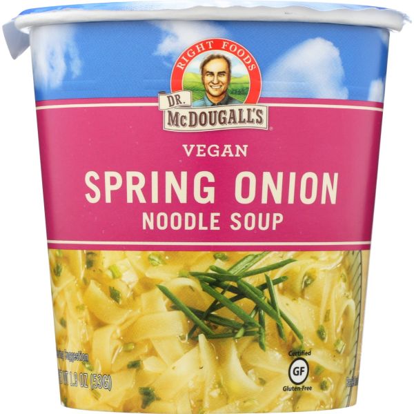 DR MCDOUGALLS: Spring Onion Noodle Soup Cup, 1.9 oz
