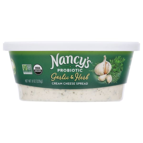 NANCYS: Garlic Herb Cream Cheese Spread, 8 oz