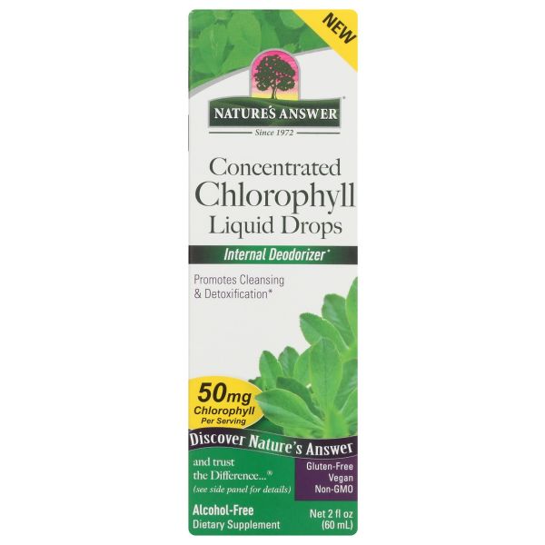 NATURES ANSWER: Chlorophyll Drops, 2 fo