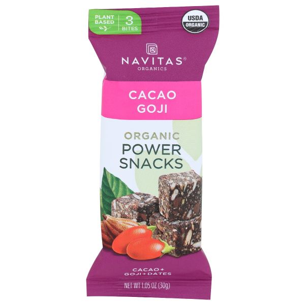 NAVITAS: Organic Power Snacks Cacao Goji, 1.05 oz