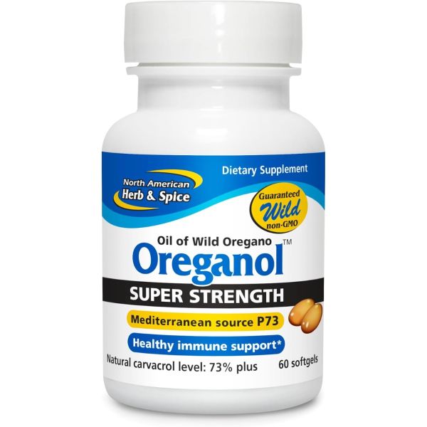 NORTH AMERICAN HERB: Oreganol P73 Super Strength, 60 sg