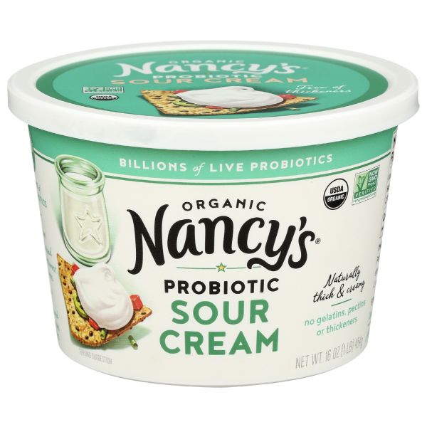 NANCYS: Organic Cultured Sour Cream, 16 oz