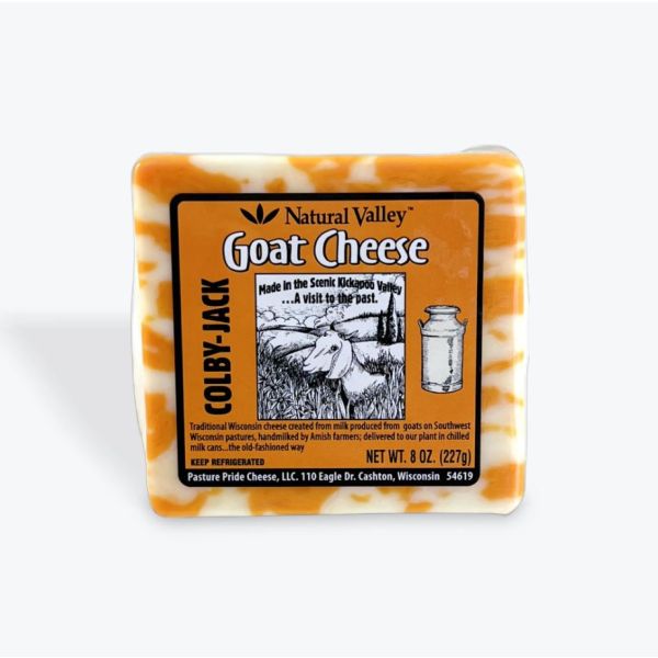 NATURAL VALLEY: Colby Jack Goat Cheese, 8 oz
