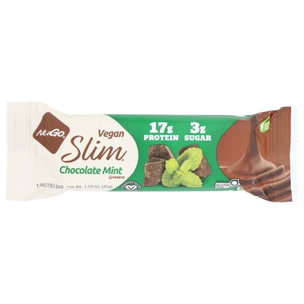 NUGO: Slim Chocolate Mint Bar, 1.59 oz