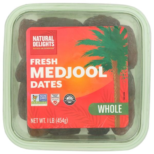 BARD VALLEY: Fresh Whole Medjool Dates, 1 lb