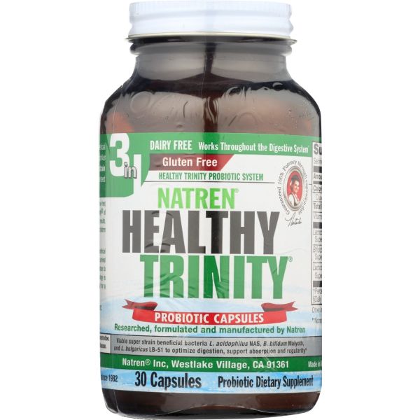 NATREN: Healthy Trinity Probiotic Capsules, 30 cp