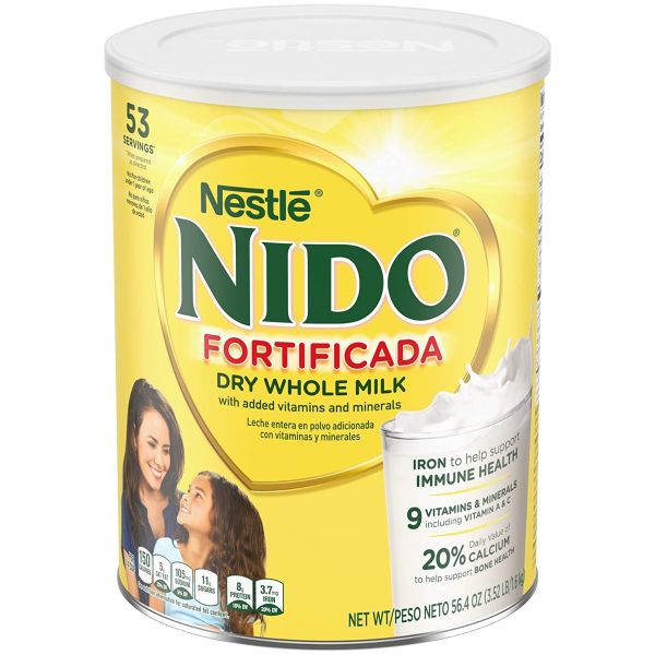 NIDO: Fortificada Dry Whole Milk, 3.52 lb