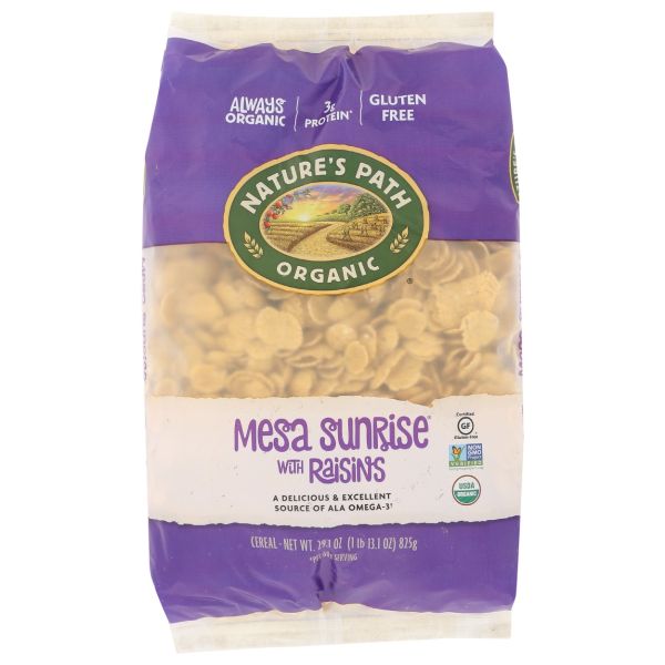 NATURES PATH: Mesa Sunrise Flakes with Raisins Cereal, 29.1 oz
