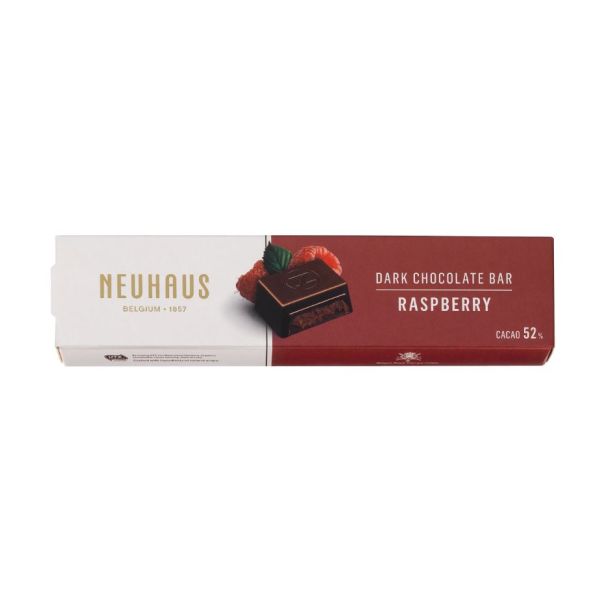 NEUHAUS: Dark Chocolate Raspberry Bar, 1.76 oz
