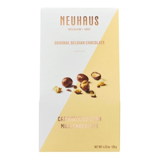 NEUHAUS: Belgian Dark Chocolate Honey Caramelized Corn, 4.23 oz