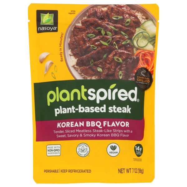 NASOYA: Plant Based Steak Bulgogi Flavor, 7 oz