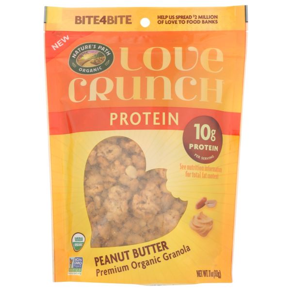 NATURES PATH: Love Crunch Peanut Butter Protein Granola, 11 oz
