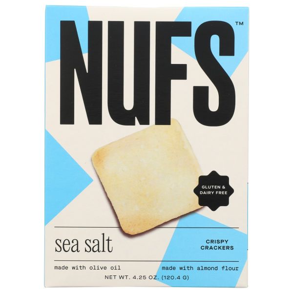 NUFS: Sea Salt Crackers, 4.25 oz