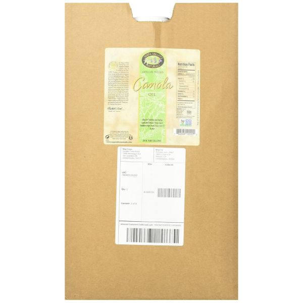 NAPA VALLEY NATURALS: Non GMO Canola Oil, 35 lb
